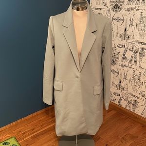 NWT Capture - Long Sage Green Blazer - Size 12